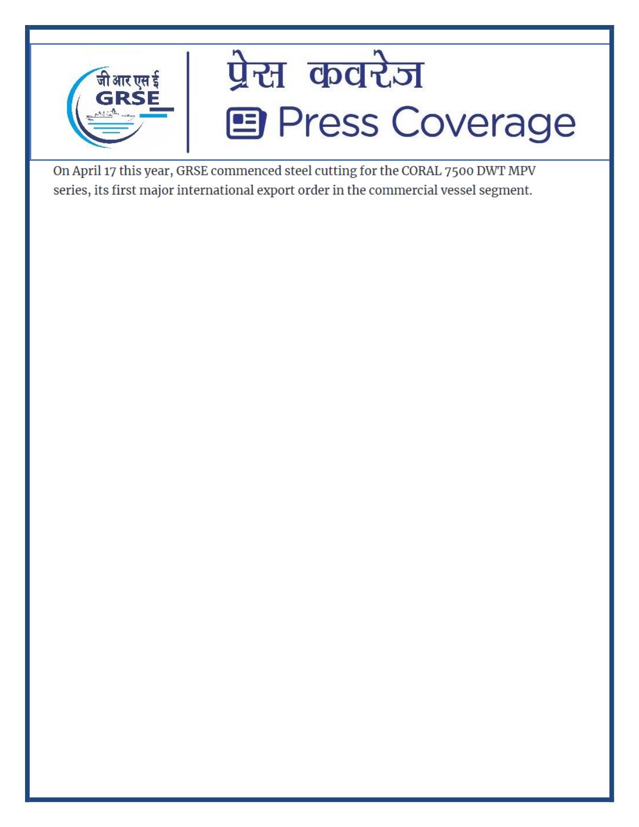 Press Coverage : 20 Sept 25: THE TELERAPH  